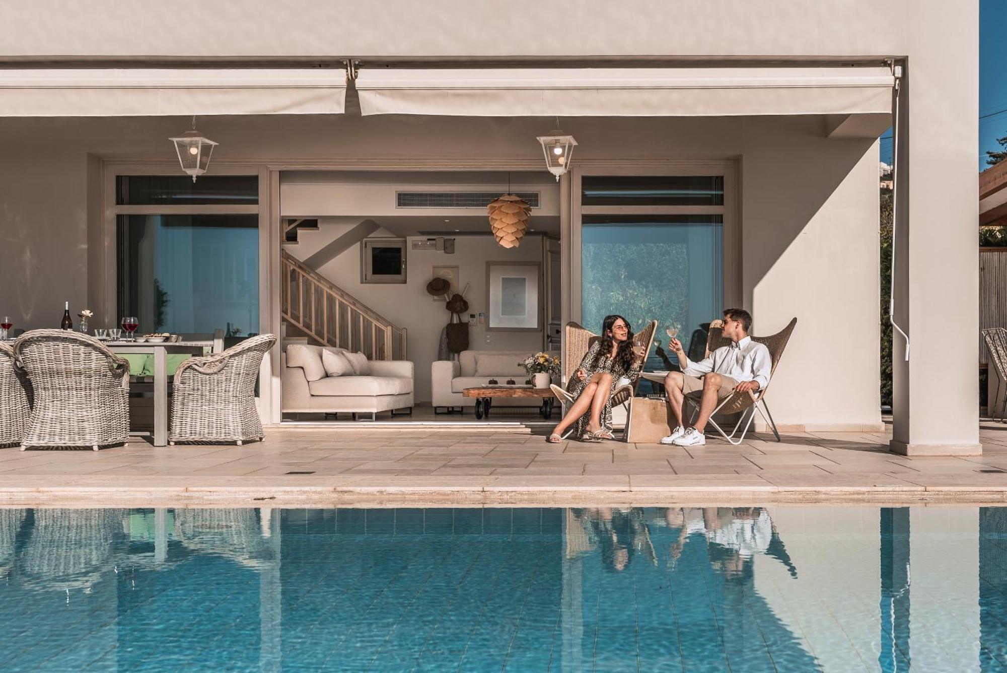 Sk Place Luxury Seafront Villas Chania Αλμυρίδα Εξωτερικό φωτογραφία